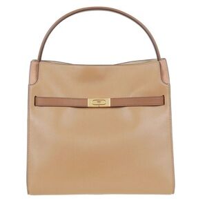 TORY BURCH Lee Radziwill Double bag Light Brown